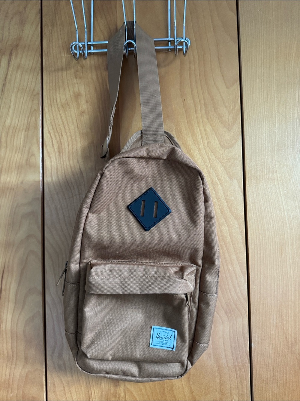 Herschel Supply Company Tan Sling Backpack - Casual Everyday Bag - Picture 3 of 9